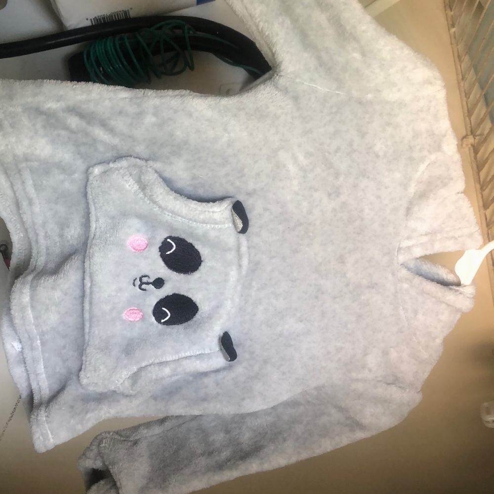 Grey sweater from freestyle for 2 year old with hoodie